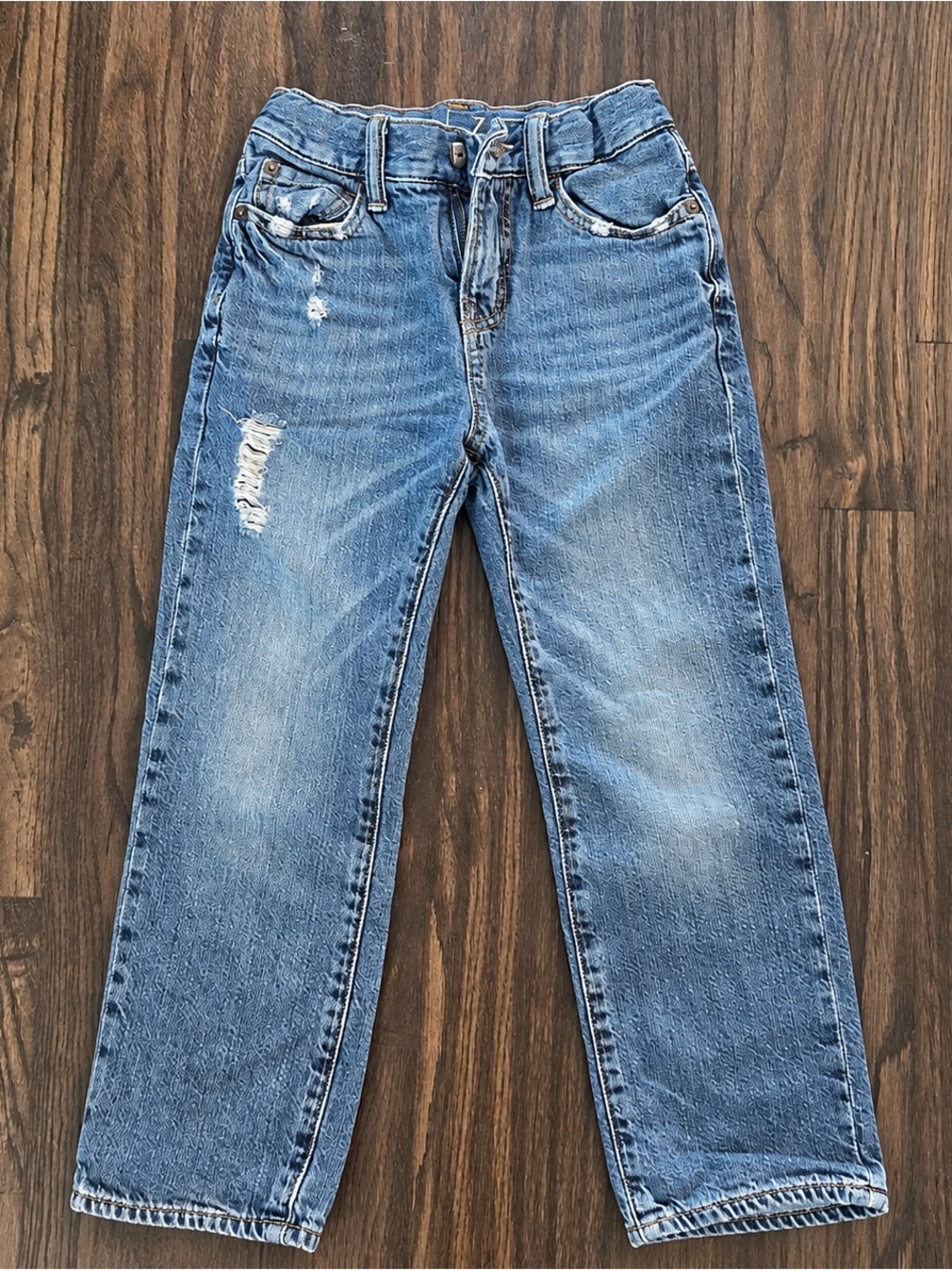GAP Kids Original Fleece-Lined Jeans — Size 7, Unisex